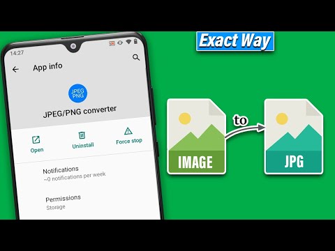 How To Convert Image To JPG On Android [ FREE ] Convert ANY Type image