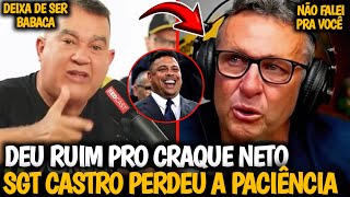 💥 TRETA! CRAQUE NETO DETONA RONALDO E SARGENTO CASTRO SAI EM DEFESA AMASSANDO O NETO AO VIVO| Veja