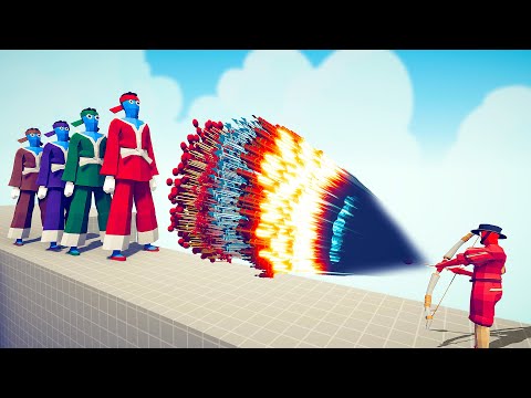 KICKBOXER COLOR PACK vs EVERY GOD - Totally Accurate Battle Simulator TABS