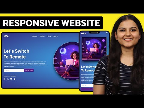 Responsive Website Using Html Tailwind Css Javascript Step By Step