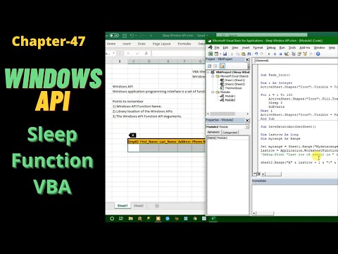 VBA Windows API Sleep Function - How to use Sleep Function in VBA