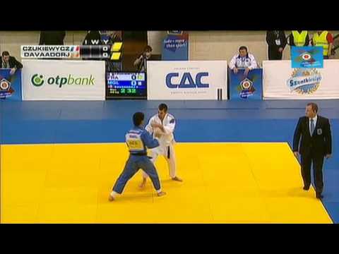 Judo European Open Budapest 2013: CZUKIEWYCZ (FRA) - DAVAADORJ (MGL) Semi Final [-66kg]