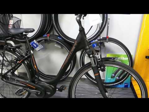 E-bike Hercules Roberta R7 E-bike presentation, Bosch mid-drive motor