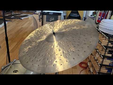 (SOLD) Cymbals - Bosphorus 22" 25th Anniversary Ride (Prototype)