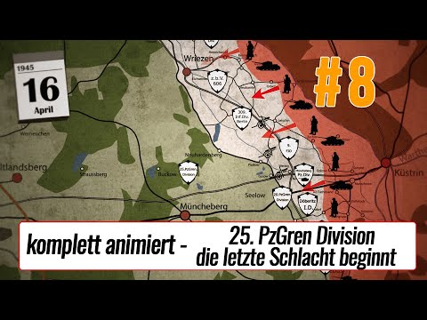 Der erste deutsche Verband an der Oder (8) Die 25.PzGren Div als Reserve in der letzten Schlacht