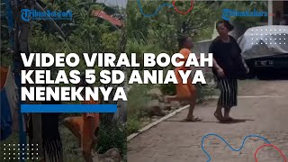 Viral Video Seorang Bocah Laki-laki Kelas 5 SD yang Menganiaya Neneknya, Ini Cerita di Baliknya
