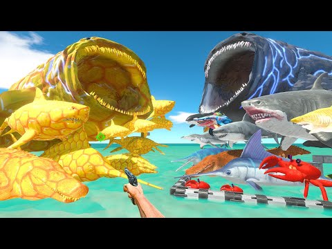 FPS Avatar Rescues Sea Monsters and  Fights Honey Itself - Animal Revolt Battle Simulator