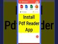 Install Pdf Reader App