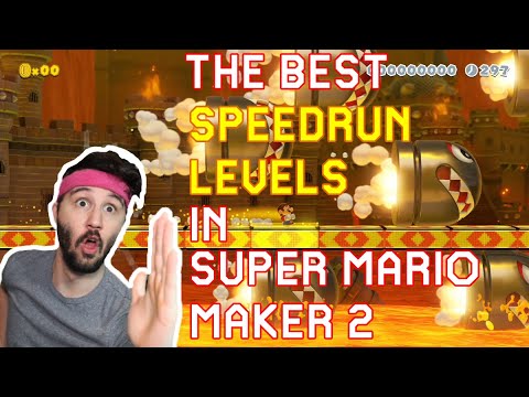 The BEST SPEEDRUN LEVELS in SUPER MARIO MAKER 2!