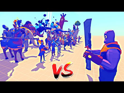 New THANOS vs EVERY FACTION - Totally Accurate Battle Simulator TABS