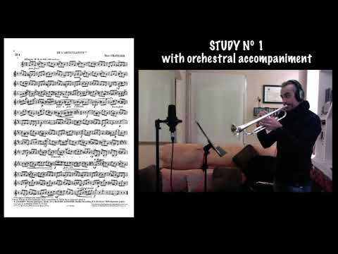 THEO CHARLIER: STUDY Nº 1 with orchestral accompaniment ( B flat trumpet ).