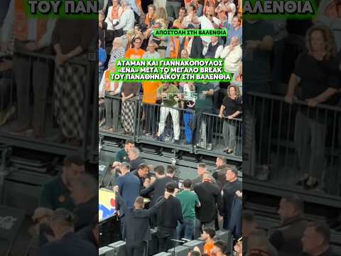 ☘️🤩 «Ένα» έγιναν Αταμάν και Γιαννακόπουλος μετά το μεγάλο διπλό του Παναθηναϊκού στη Βαλένθια!