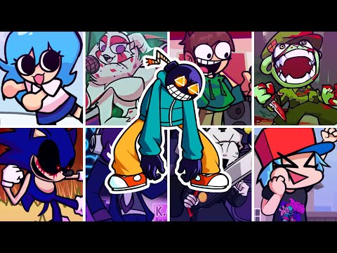 Ballistic but Every Turn a Different Character Sings🎤(FNF Whitty song but Everyone Sings It) 💜