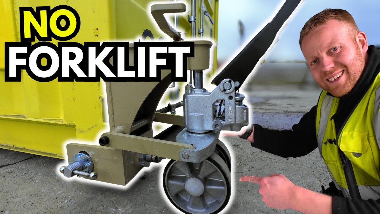 EASY Shipping Container Jack – Quick Way to Move a Shipping Container