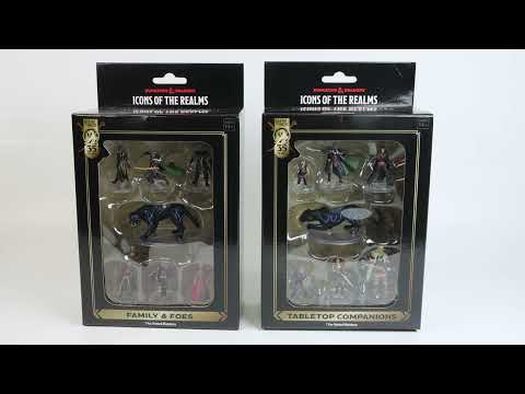 D&D Icons of the Realms, Legend of Drizzt 35th Anniversary, Pre-Painted Miniatures, A Quick Preview