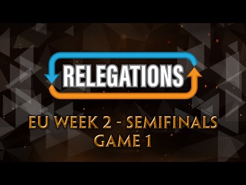 SMITE S4 Relegation Open Brackets EU Week 2 - Semifinals (Game 1)