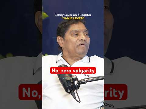 Solo show, zero vulgarity. That’s my Jamie. #johnnylever #jamielever #standupcomedy #vulgarity