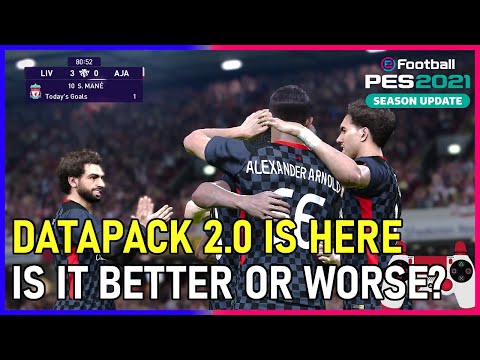 PES2021 Datapack 2.0 First Impression Against Legend Com No Edit | Liverpool VS Ajax