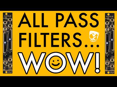 Wow! I didn't know All Pass Filters could do this // 3 Patches with dapf from Instruo
