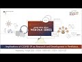 Web Talk Implications Of COVID 19 On Research And Development In Ventilators
