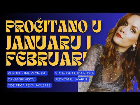 PREPORUKE KNJIGA koje sam čitala u januaru i februaru 2026.