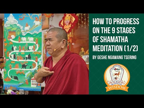 [1/3] Shamatha (Calm-Abiding) Meditation Painting Explanation by Geshe Ngawang Tsering
