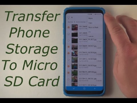 Transfer Phone Storage To Micro SD Card