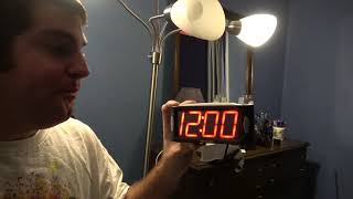 Travelwey LED alarm clock unboxing