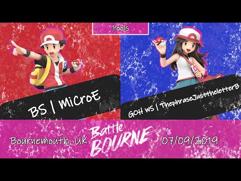 BattleBourne SSBU Singles - MiCroE (Pokémon Trainer) vs JusttheletterB (Pokémon Trainer) - Pools