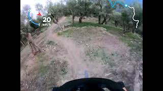 Stani Trail in Lesvos island, Greece, near the capital of the island Mytilene.