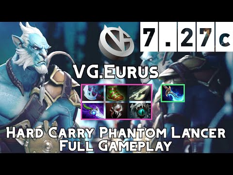 Phantom Lancer | VG.Eurus | Hard Carry Phantom Lancer Full Gameplay | 7.27c Full Gameplay