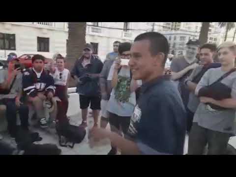 Ernesto vs Trueno vs Elisrap - Exhibición  -  Adrenaline Free 2019