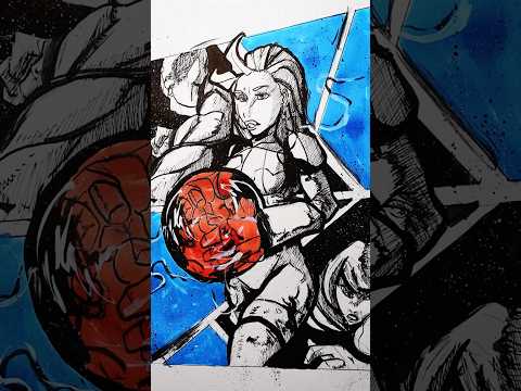 Sketch 144 #art #artist #drawing #sketch #illustration #oc #shorts #blessed #timelapse #speedart