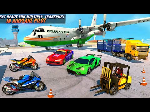 Airplane Pilot Car Transporter Simulator: Vehicles Transport Game - Android Gameplay