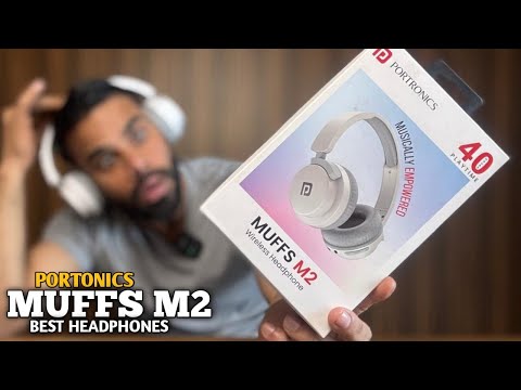 Thumbnail for Portronics Muffs M2 Headphones – 40H Playtime | Over-Ear Comfort|Wireless + Wired | Best Headphones