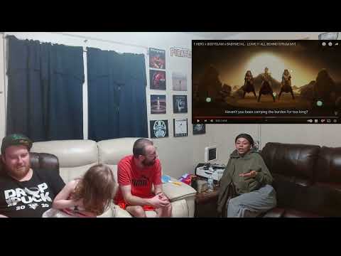 My Niece and Brother's First Time Hearing F.HERO x BODYSLAM x BABYMETAL - LEAVE IT ALL BEHIND