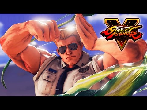 Street Fighter 5 - Guile Reveal Trailer @ 1080p (60fps) HD ✔