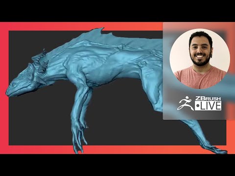 Creature & Character Concepting for Production: Frog Creature Design - José Rosales - ZBrush 2021.6