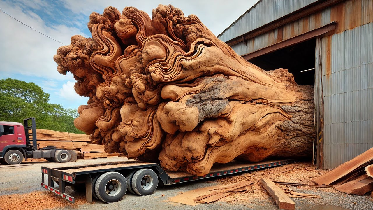 Inside New York's Largest Sawmill ‼️ Monster Machines Cutting Timber Non Stop