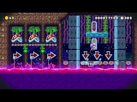 巨大ロブスターのハサミ/ lobster's scissors by シャイニー - Super Mario Maker 2 - No Commentary 1bz