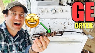 Why This Beautiful GE Dryer Isn't Staying Running | Easy Belt Swap