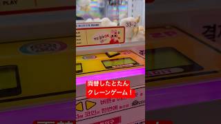 #韓国のゲーセン　#韓国でクレーンゲーム