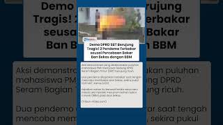Insiden Nahas saat Aksi Demo di DPRD Seram Bagian Timur, 2 Pendemo Terbakar Buntut Rencana Bakar Ban