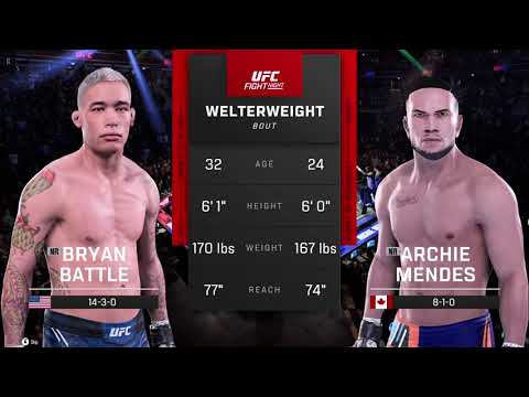 Bryan Battle vs Archie Mendes | FULL FIGHT | UFC 329