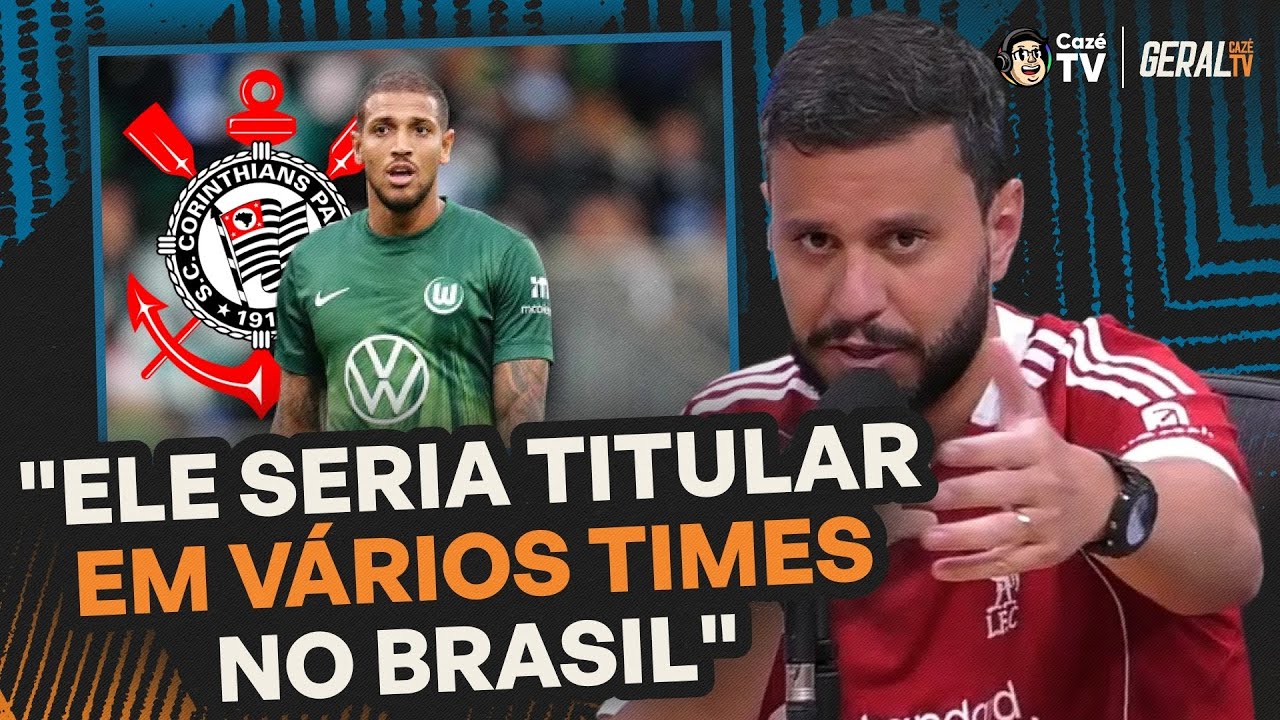 CORINTHIANS SE APROXIMA DE VINI SOUZA DO WOLFSBURG E EX-FLAMENGO | GERAL CAZÉTV