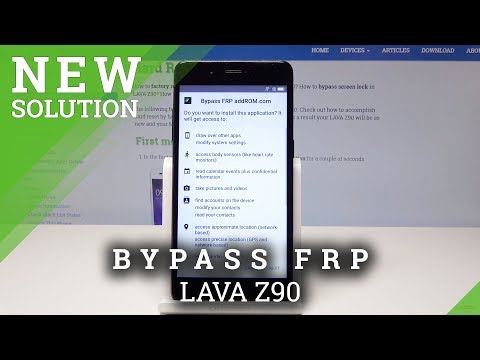 How to Bypass Google Account in LAVA Z90 - Unlock Google Protection Solution