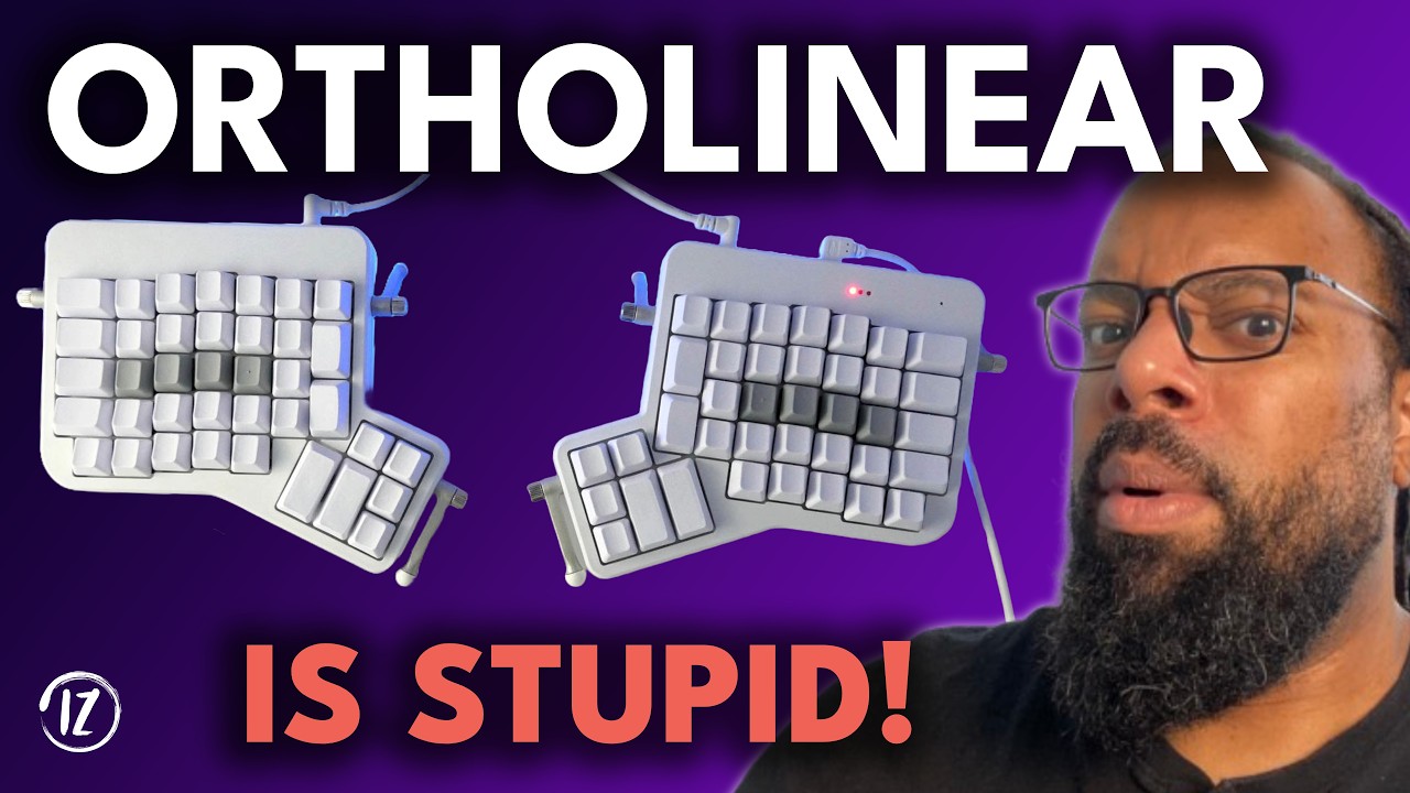 Are Ortholinear Layout Keyboards Actually Stupid?
