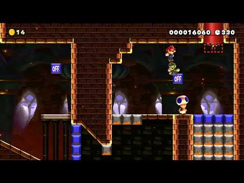 Toad being toxic in Multiplayer Mode Part 2      #mariomaker2