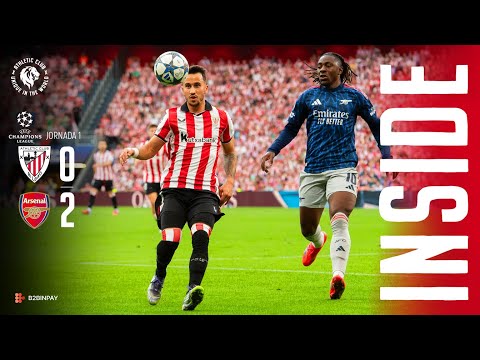 INSIDE I Athletic Club 0-2 Arsenal FC I Champions League 2025/26 J1