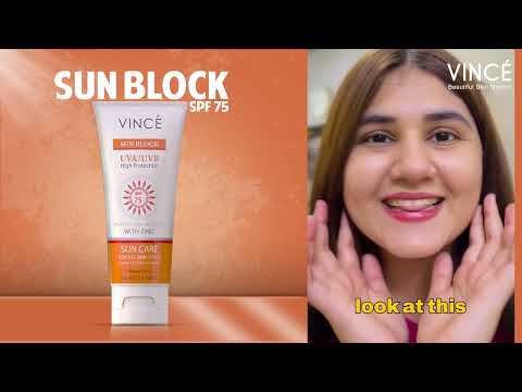 Best Non-Greasy Sunblock SPF 75 for Oily Skin | Vince Sunblock Review 2025